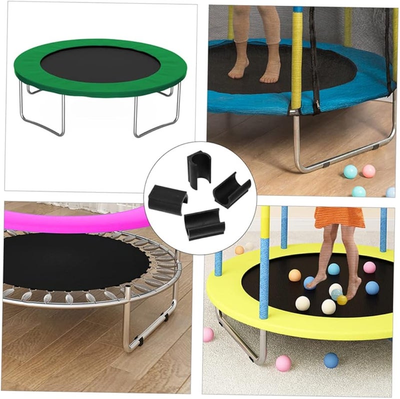 25 Pcs Black U Shaped Chair Feet Covers Non Slip Plastic Tube Sleeves Furniture Leg Protectors - Image 4